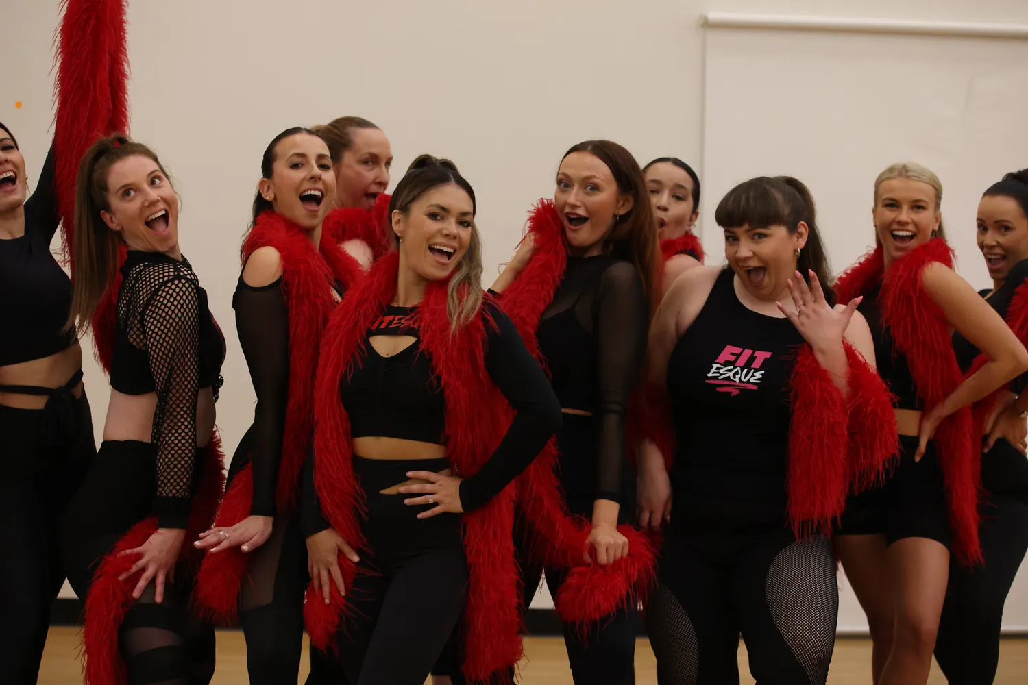 A full Fitesque class together after a routine