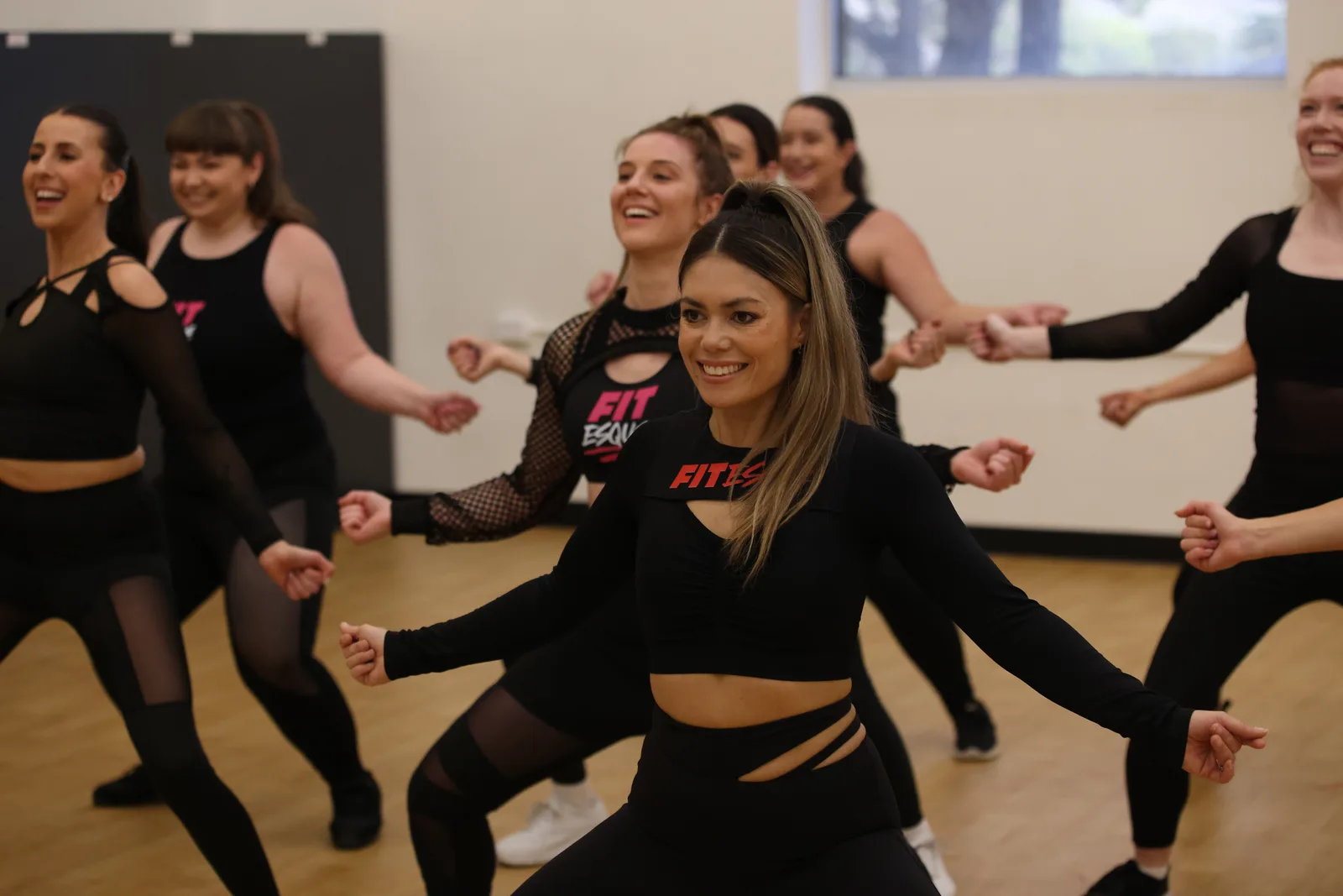 A Fitesque instructor leading a class